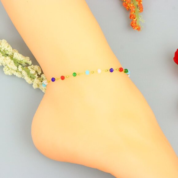 "Handmade Anklet – A Stylish Choice for Women, Thoughtful Gift Idea, EVCH1511 - Picture 10 of 10